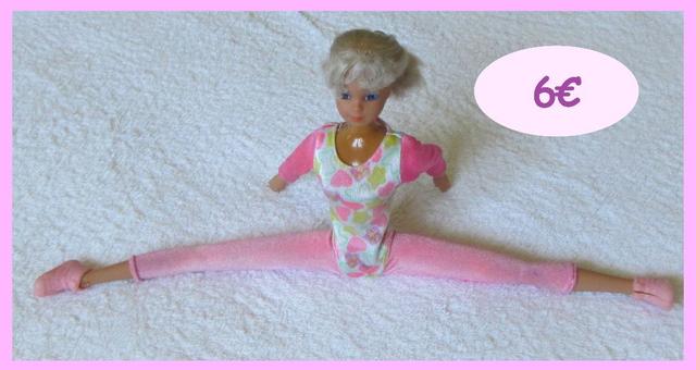 Barbie gimnasta años 90 hot sale