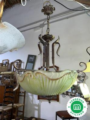 Florón, Gran soporte lámpara techo Art Nouveau, Antiguo Soporte de