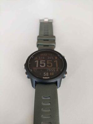  Correa de reloj de silicona compatible con Garmin Forerunner 55/Forerunner  245/Forerunner 245 Music/Forerunner 645 Music/Approach S40 (#1) :  Electrónica