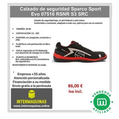 Zapatillas de seguridad Sparco Sport Evo RSNR S3