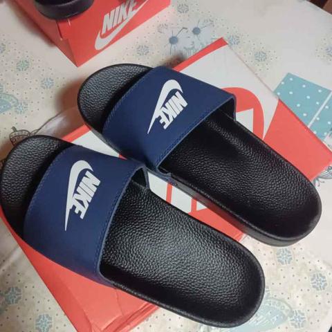 Chanclas nike hotsell azul marino