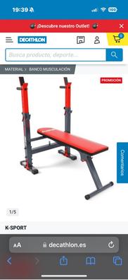 Banco musculación plegable - K-Sport