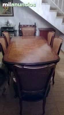 Mesa comedor y sillas de segunda baratos | Milanuncios