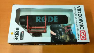Rode - VideoMic GO Micrófono ligero para cámara con soporte integrado  Rycote Shockmount