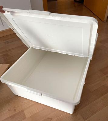 Ikea cajas plastico con tapa de segunda mano Milanuncios