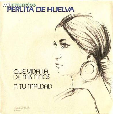 Cinta radio caset cassette de musica cantante Perlita de huelva