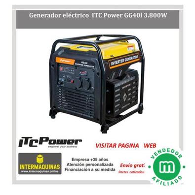 Generador eléctrico a gasolina 3.500W inverter
