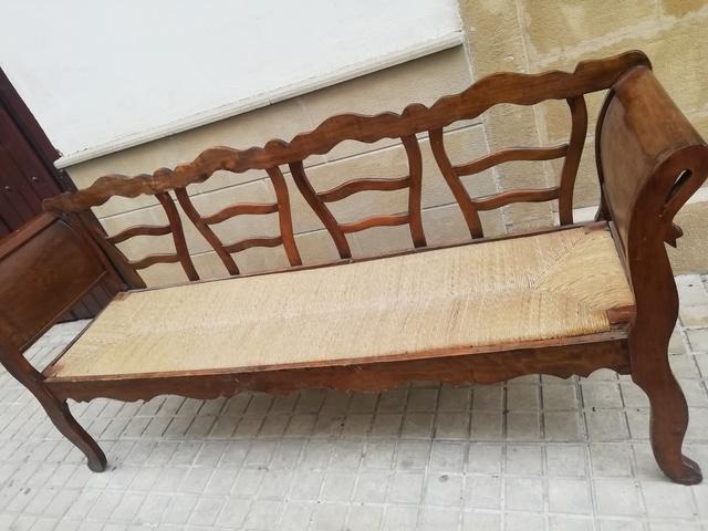 Milanuncios - Antiguo sofá de madera