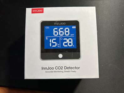 Detector CO2 Analizador de calidad del aire portátil digital - Medidor Co2  INNJOO, Blanco