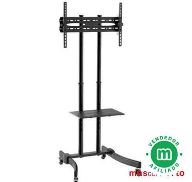 RFIVER Soporte TV Pie de Mesa Giratorio & Altura Ajustable para 26 a 55  Pulgadas Plana