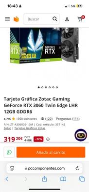 Zotac Rtx 3060 12gb Pccomponentes Tarjeta Gráfica 3080 Rtx