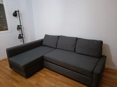 KVITSÖY canapé tapizado, Bomstad blanco, 105x190 cm - IKEA