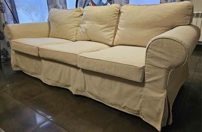VIMLE sofá de 3 plazas, con reposacabezas con reposabrazos anchos/Hillared  antracita - IKEA