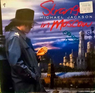 Autógrafo de disco de vinilo de Michael Jackson