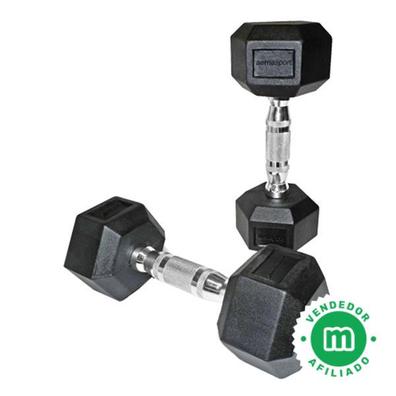 Signature Fitness - Mancuerna hexagonal de 12.5 KG con