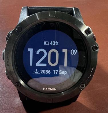 GY - Correa de silicona para reloj inteligente Garmin Forerunner 35 30,  repuesto de correa de Reloj Blanco, negro, azul y