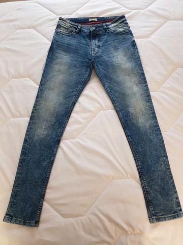 Milanuncios Pantal n Vaquero Pitillo Azul Pull Bear