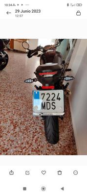 Luz matricula moto modelo PLA, luz de leds de segunda mano por 12 EUR en  Badajoz en WALLAPOP