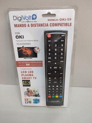 Mando A Distancia TELEVISIÓN Ok - Mando televisor Compatible con Todas Las  Funciones : : Electrónica