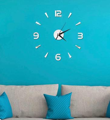 Reloj de pared adhesivo de segunda mano en WALLAPOP