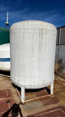 1000L IBC Depósito de agua de emergencia Barril de agua con marco de hierro  Soporte para almacenamiento de agua, productos químicos al aire libre