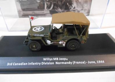 jeep willys solido 1/18 - Compra venta en todocoleccion