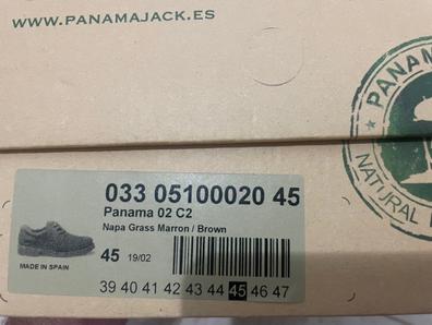 Zapatos Oxford Panama Jack Panamá 02 para hombre cuero negro exterior talla  43 W