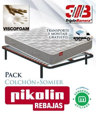 Pack Pikolin, Colchón modelo Pear y Somier Multiláminas SG16