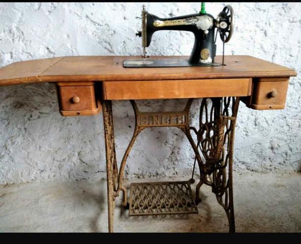 Milanuncios - Maquina coser singer y mueble 100 años