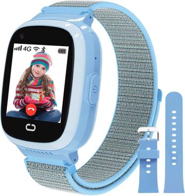 Reloj inteligente 4G para niños con rastreador GPS y llamadas, pantalla  táctil HD, reloj de teléfono celular para niños, combina SMS, voz