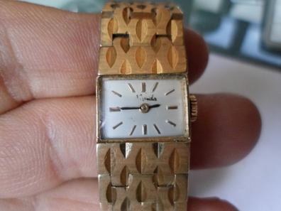 Milanuncios Reloj de mujer de cuerda chapado en oro