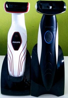 Afeitadora eléctrica Philips Serie 7000, uso en seco y mojado, con soporte  de carga y funda