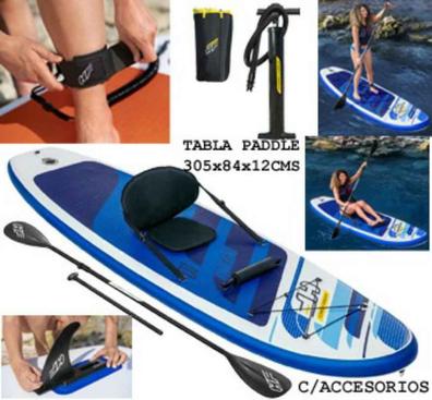 Tabla Paddle Surf Hinchable Bestway Hydro-Force Surf Oceana Convertible  305x84x12 cm con Remo Doble, Asiento, Bomba y Bolsa de Viaje