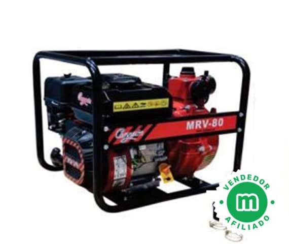 Pompe à Eau Campeon MRC-40 - Moteur 4 Temps 80cc - Débit 15000L/h - Auto-aspirante - Kit Raccords Inclus
