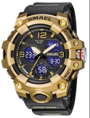 Hombre Grande Muy Impermeable Digital SPORTS Militar Táctico Muñeca Reloj  54mm