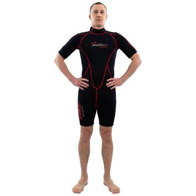 Bañador Neopreno Hombre Natación Nabaiji Negro/Turquesa 2,5 Mm Piezas  Dobles