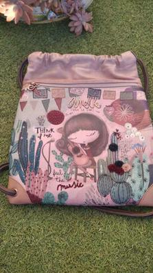 ANEKKE Mochila saco textil mujer ia