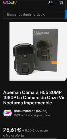 APEMAN 20MP 1080P Cámara de Caza Fototrampeo H55 – Apeman ES