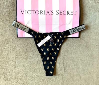 Tanga negra Victoria's Secret Victoria's Secret de segunda mano