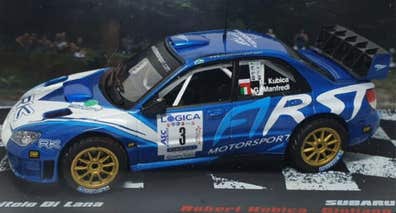 Maquette Subaru Impreza STi Rallye 1/43 IXO - Vinyes, Tierra Alcaniz 2006, Neuve