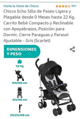 Silla de paseo ligera chicco Coches de bebé de mano baratos | Milanuncios