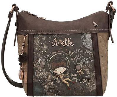 Anekke - Mochila de Mujer - Mochila de Polipiel con Cierre de Cremallera -  Diseño con Agarradera ia - Accesorios y Complementos Mujer - 24x30x7  cm : : Moda