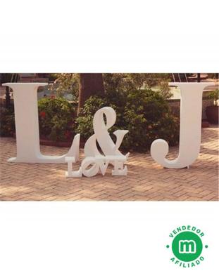 Como hacer letras gigantes 3D para bodas 
