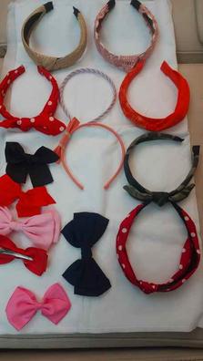Diadema de orejas de Minnie blancas, diadema de lentejuelas con lazo,  diadema de orejas de ratón para mujeres y niñas, accesorios para el cabello  de