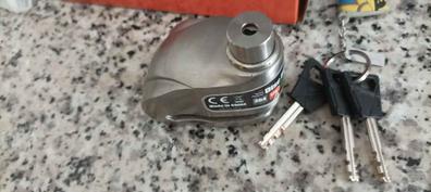 Candado Con Alarma Para Motocicletas Oem - Gris