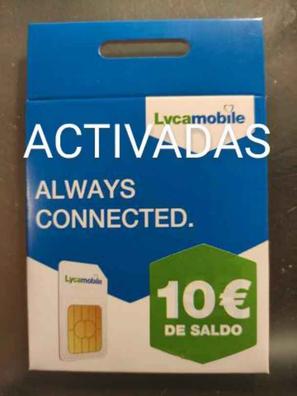 Tarjeta SIM prepago Llamaya - 10 Euros saldo - lnternet 4G - tarifas  Baratas : .es: Electrónica