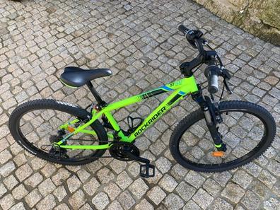 Bicicleta de montaña niños 24 pulgadas Rockrider ST 920 verde 8-12 años