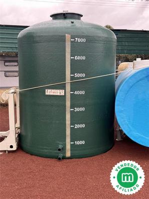Depósito de agua horizontal con cunas 8000 lts