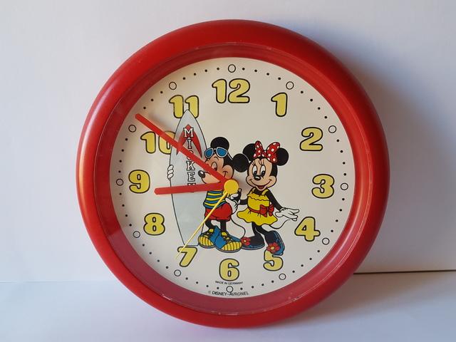 Reloj mickey mouse antiguo hot sale