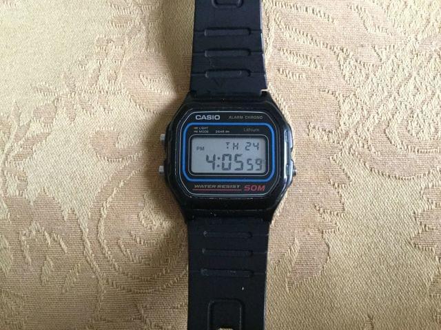 Reloj casio de outlet plastico